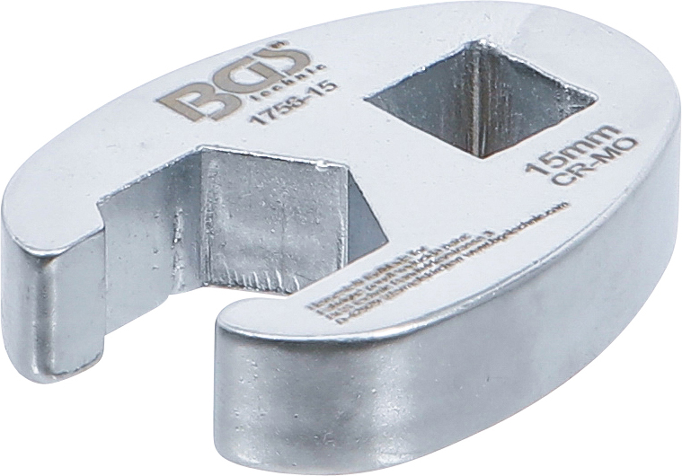 BGS 1756-15 Hahnenfußschlüssel | Antrieb Innenvierkant 10 mm (3/8") | SW 15 mm