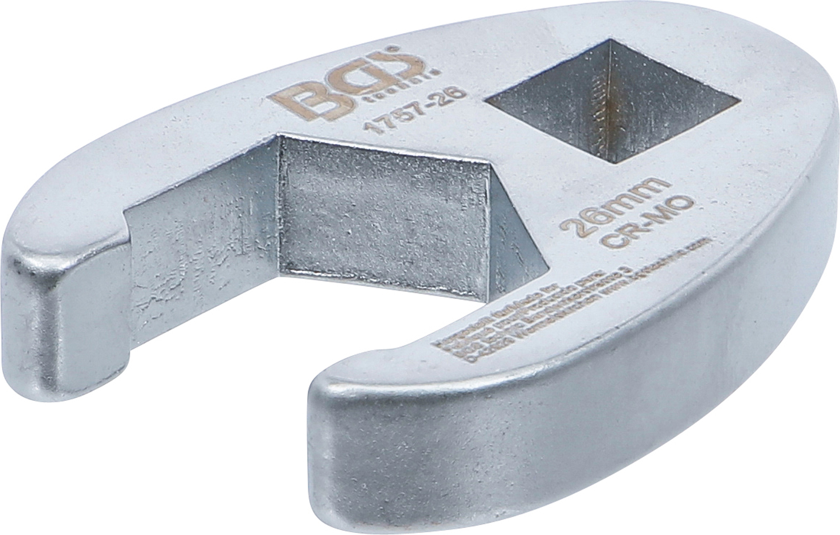 BGS 1757-26 Hahnenfußschlüssel | Antrieb Innenvierkant 12,5 mm (1/2") | SW 26 mm