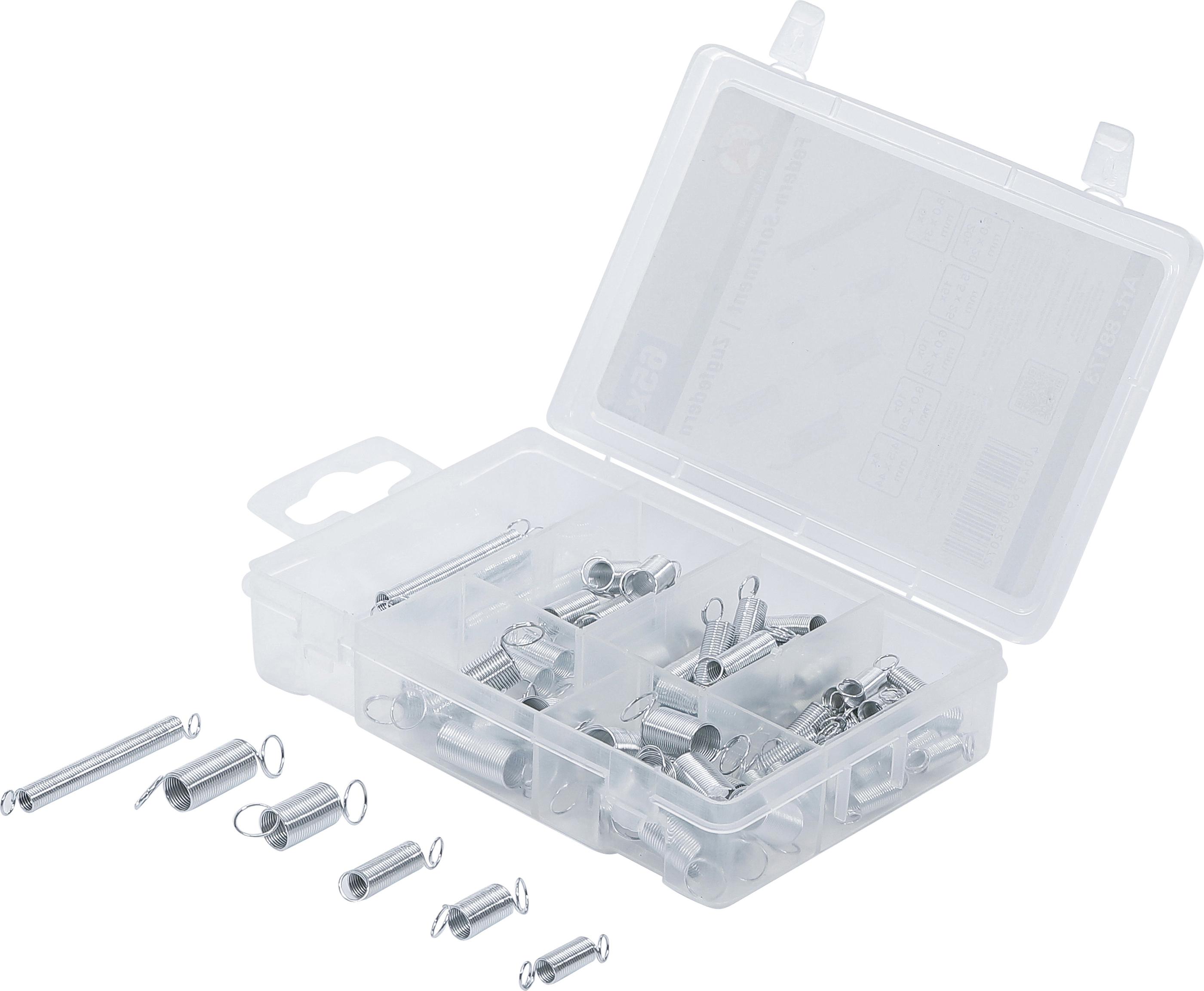 BGS 88173 Federn-Sortiment | Zugfedern | 65-tlg.