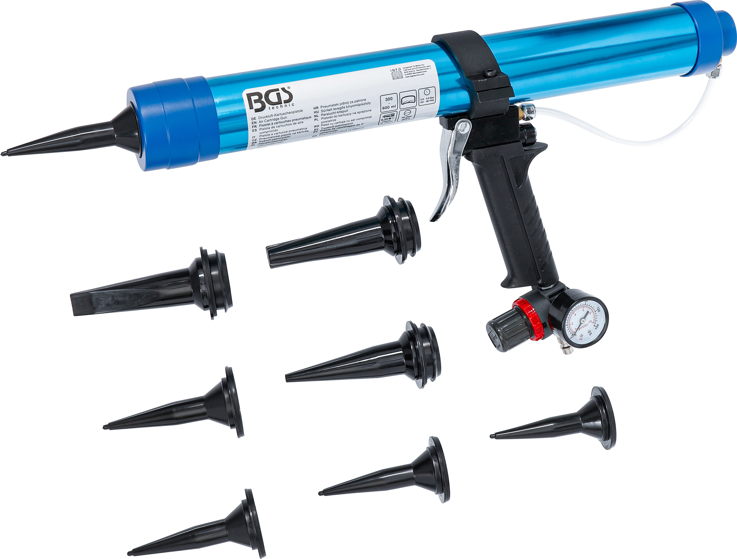 BGS 70336 Druckluft-Kleb- und Dichtstoffpresse | für Schlauchbeutel