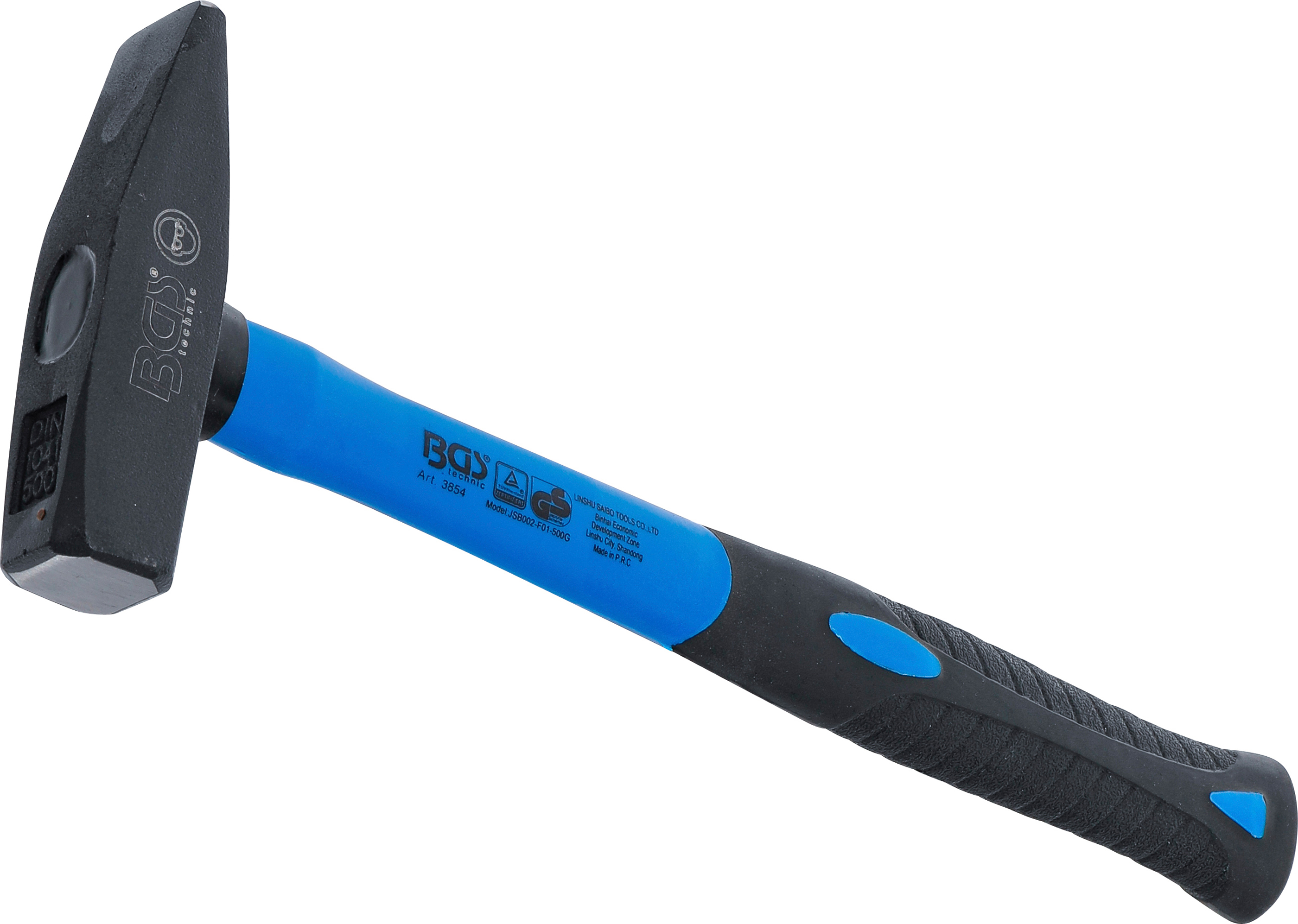 BGS 3854 Schlosserhammer | Fiberglasstiel | DIN 1041 | 500 g