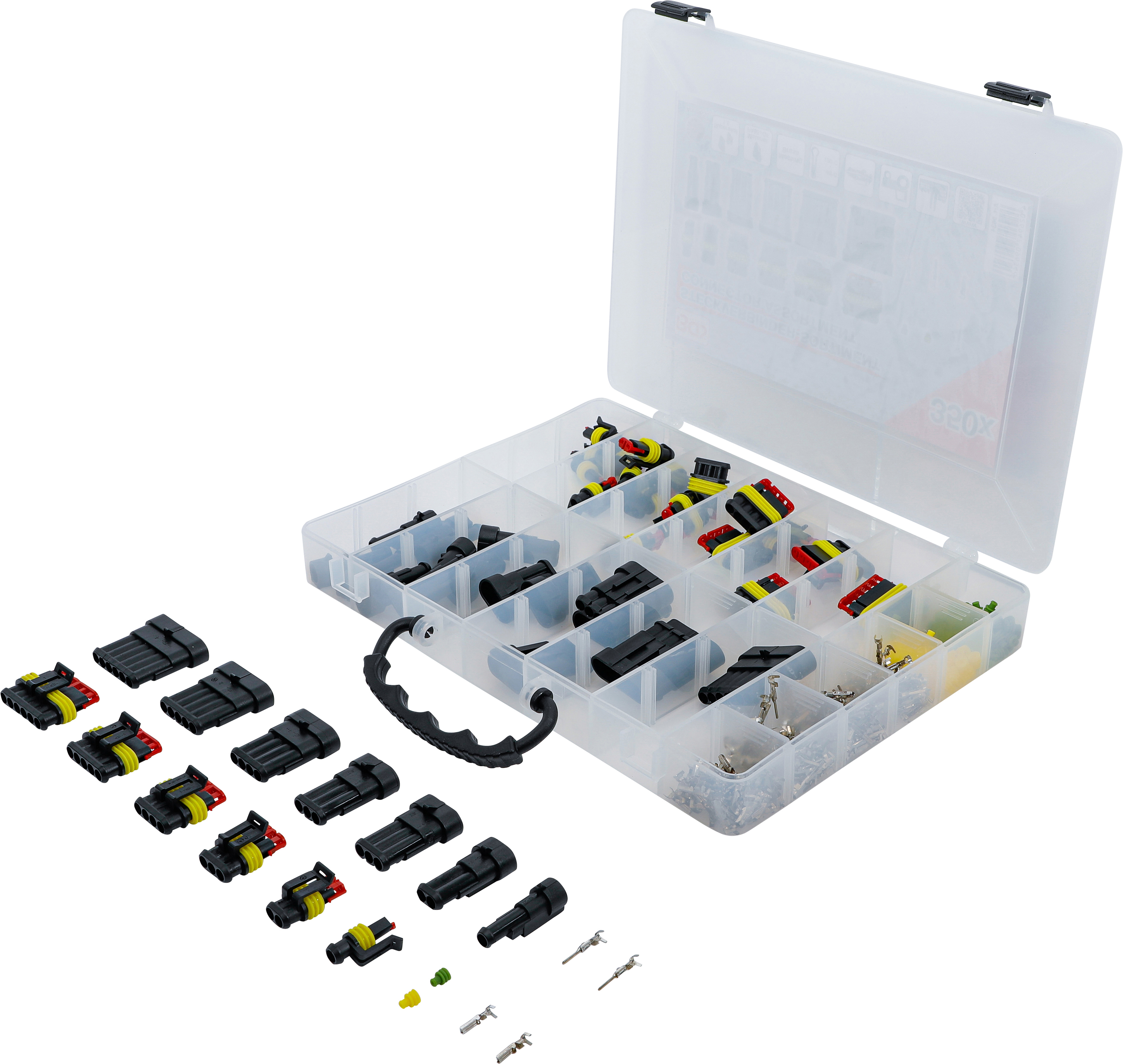 BGS 9634 Steckverbinder-Sortiment | 350-tlg.