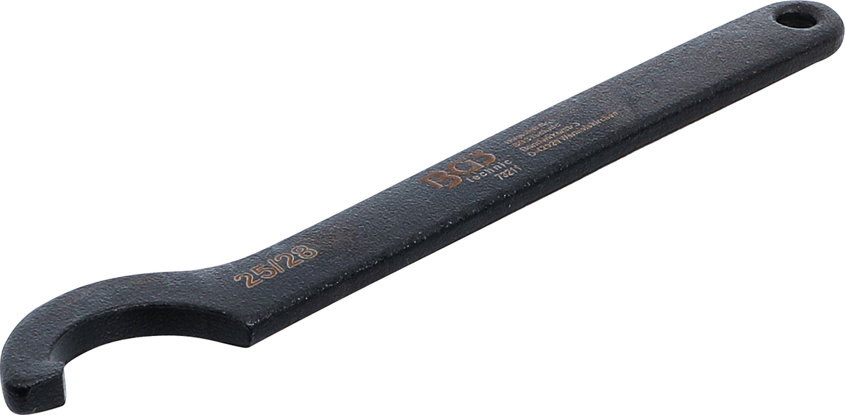 BGS 73211 Hakenschlüssel mit Nase | 25 - 28 mm