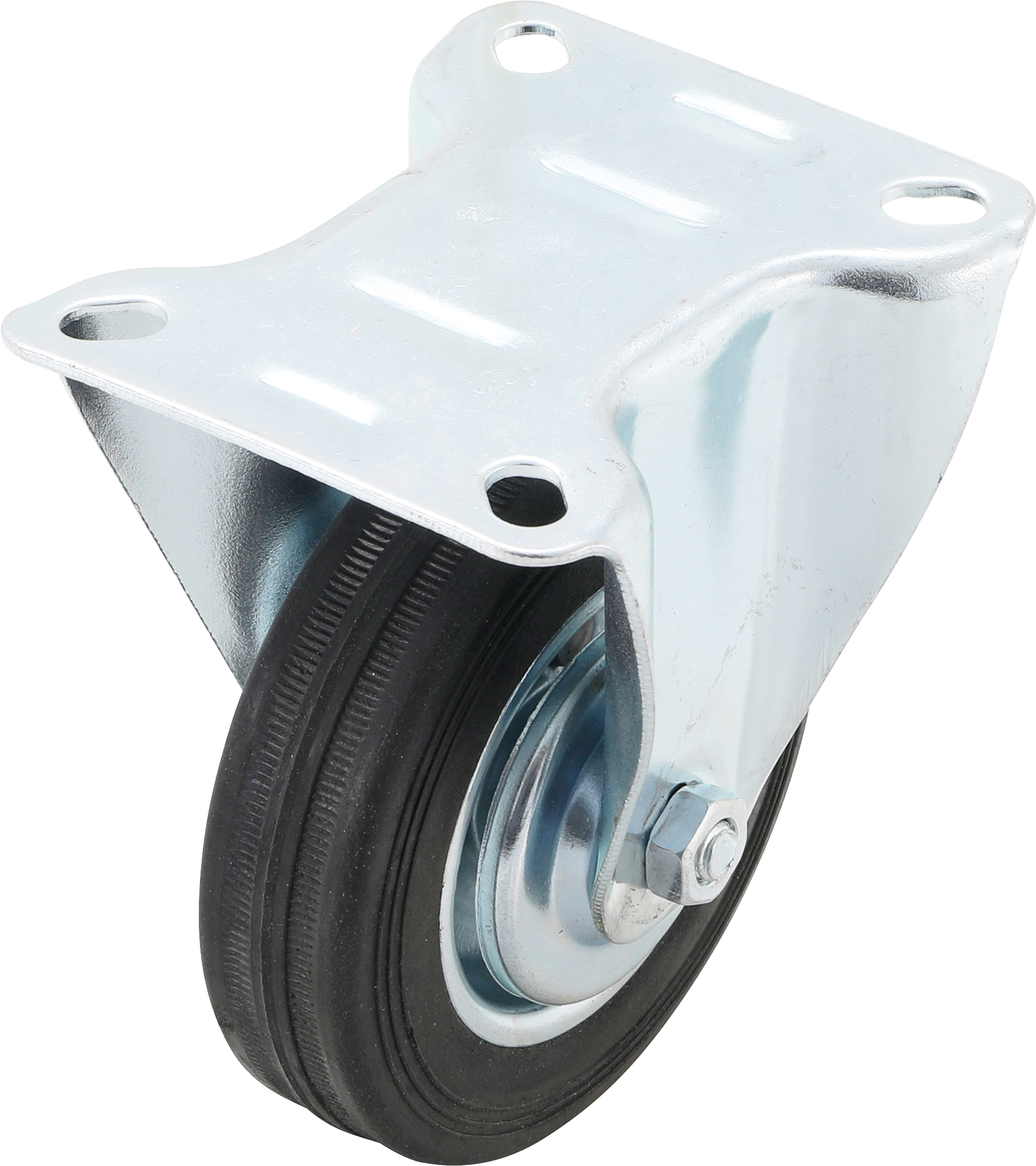 BGS 80951 Bockrolle | mit Anschraubsockel | Ø 100 mm