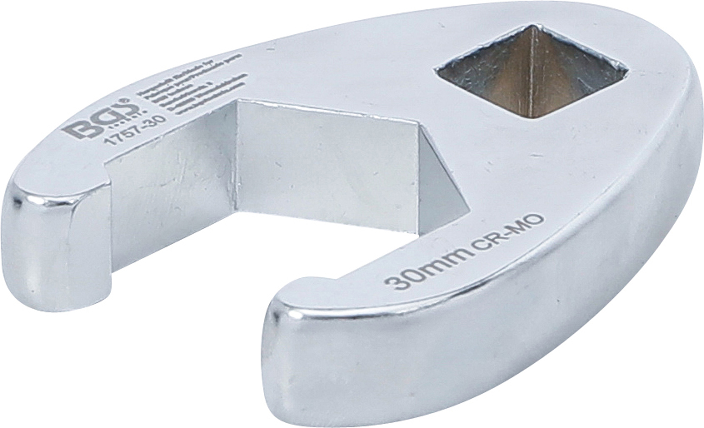 BGS 1757-30 Hahnenfußschlüssel | Antrieb Innenvierkant 12,5 mm (1/2") | SW 30 mm