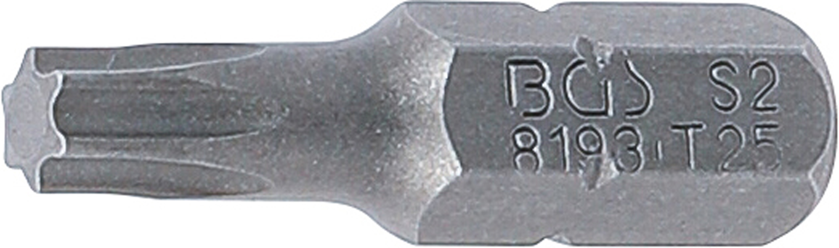BGS 8193 Bit | Länge 25 mm | Antrieb Außensechskant 6,3 mm (1/4") | T-Profil (für Torx) T25