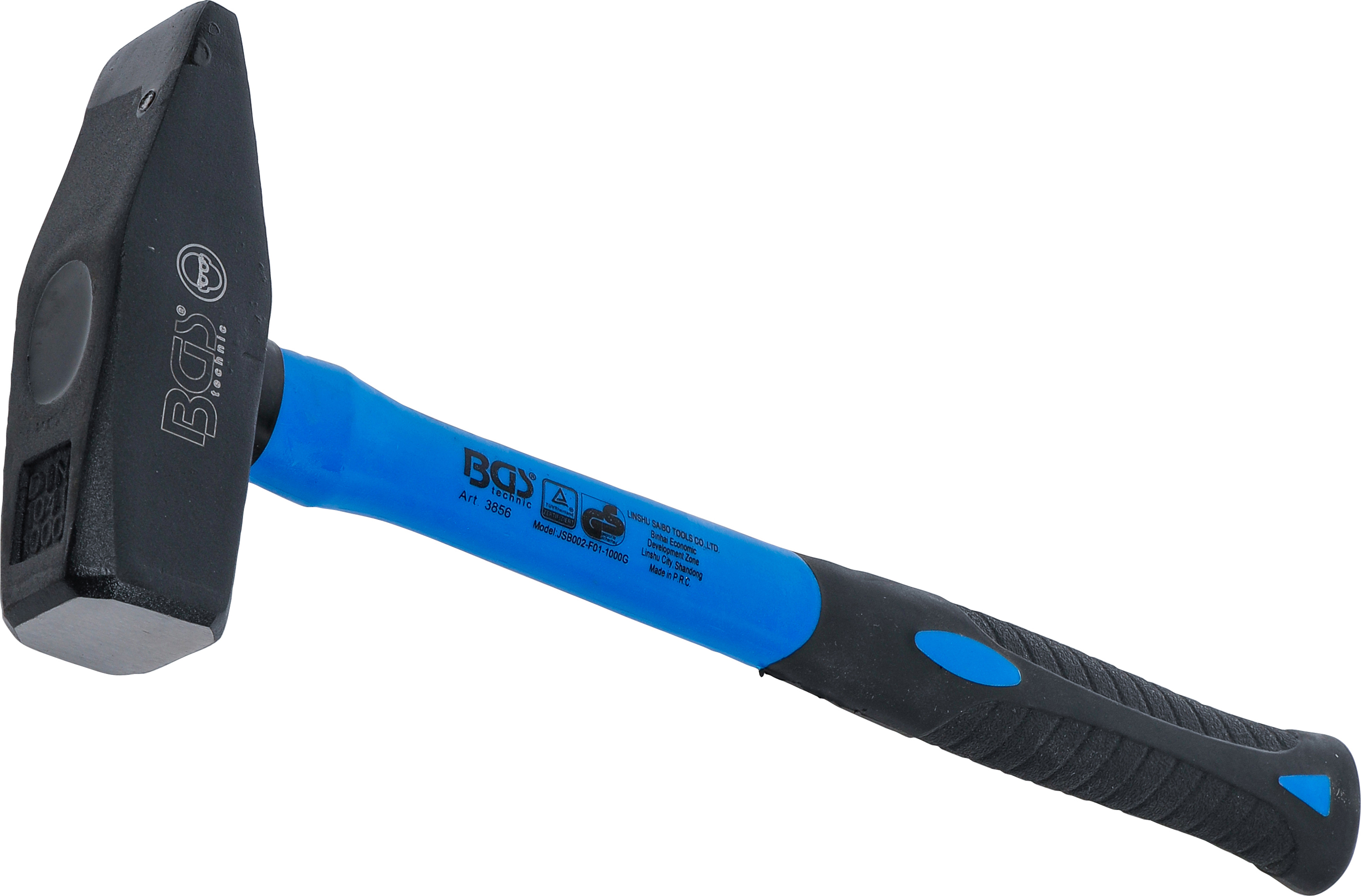 BGS 3856 Schlosserhammer | Fiberglasstiel | DIN 1041 | 1000 g
