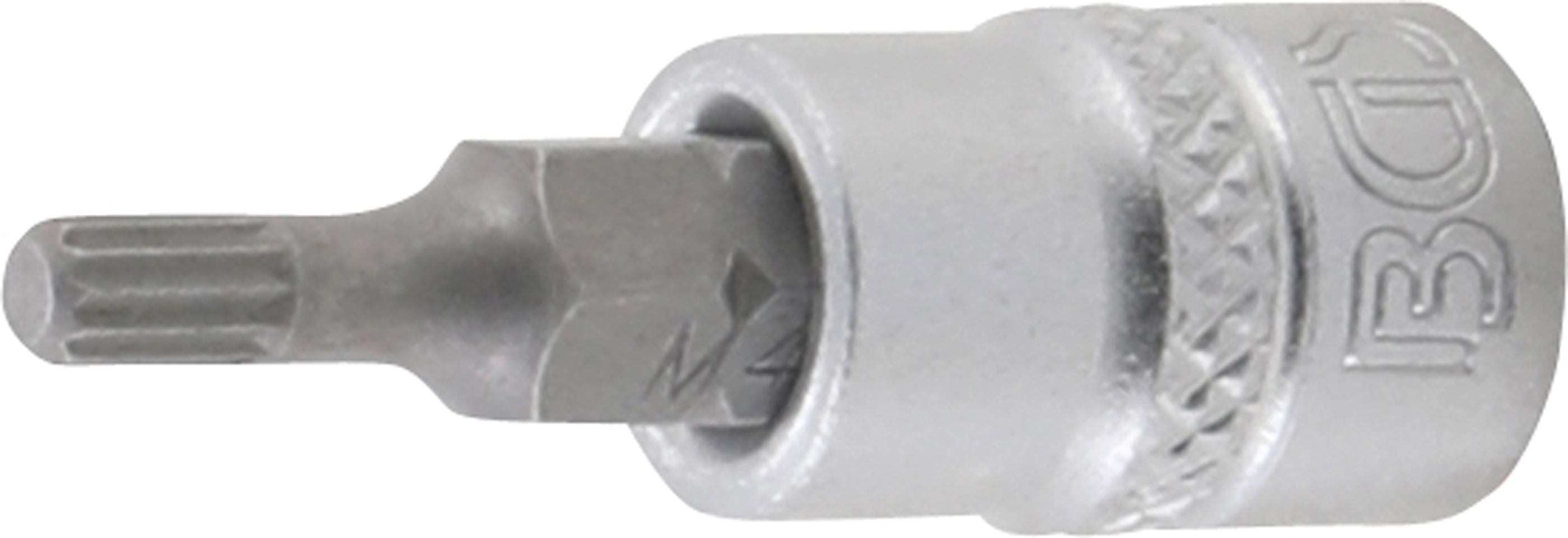BGS 5105-M4 Bit-Einsatz | Antrieb Innenvierkant 6,3 mm (1/4") | Innenvielzahn (für XZN) M4
